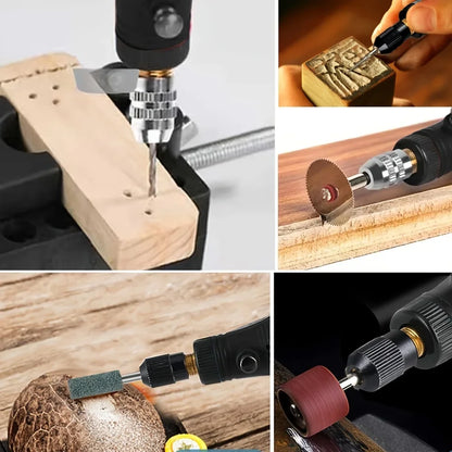 USB Rechargeable Cordless Rotary Tool Kit - Perfect for Woodworking, Jewelry Making, and More!
